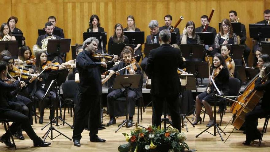 Una actuación anterior de la Orquestra Sinfónica de Galicia.  // Ricardo Grobas