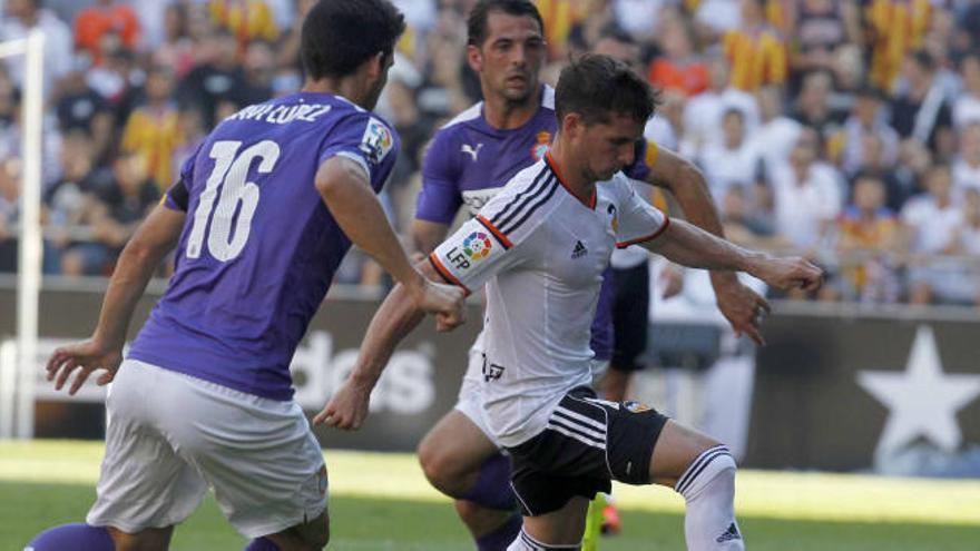 Piatti celebró un gol y fue objeto de una dura entrada