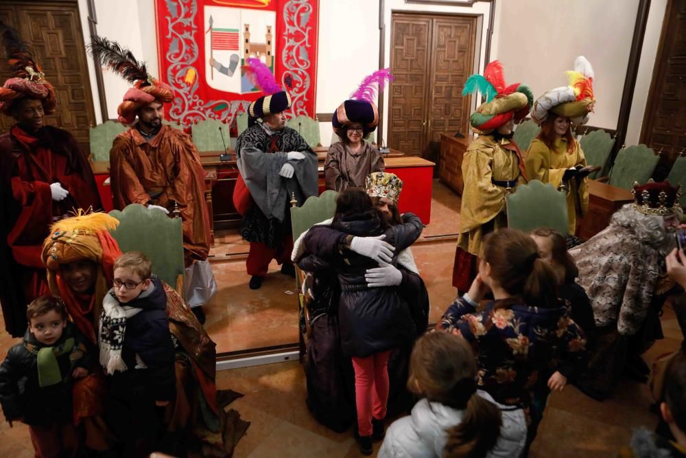 Recepción de los Reyes Magos en el Ayuntamiento de