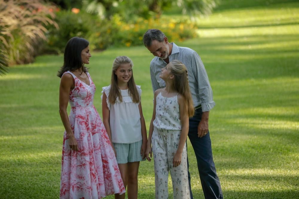 Familienfoto der spanischen Könige auf Mallorca