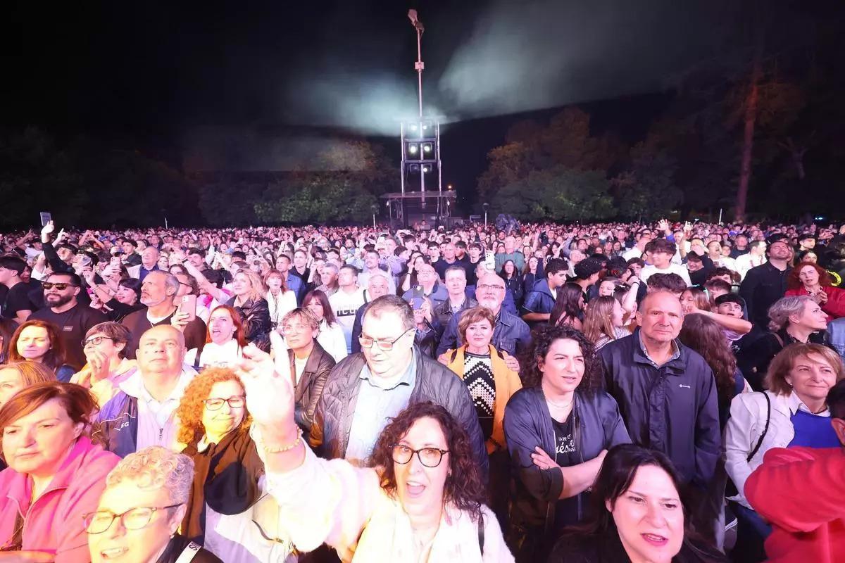 El público que tuvo la Orquesta Panorama durante su espectáculo en Vila-real