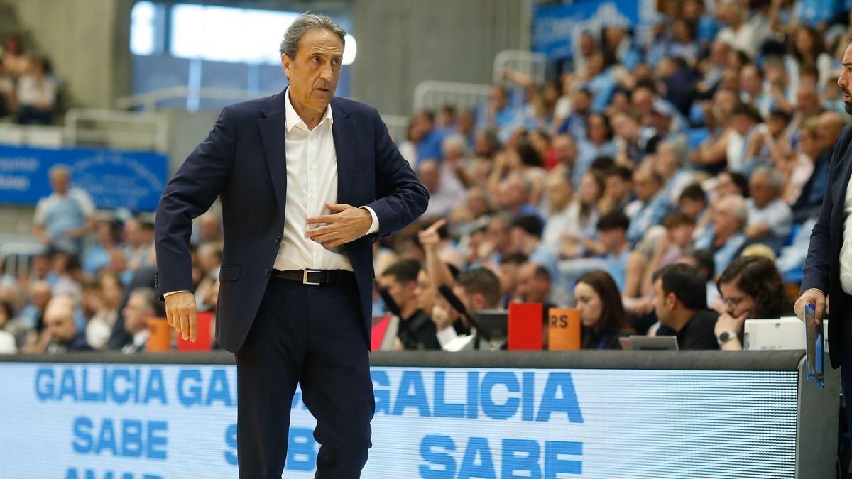 Luis Casimiro, técnico del Breogán de Lugo.