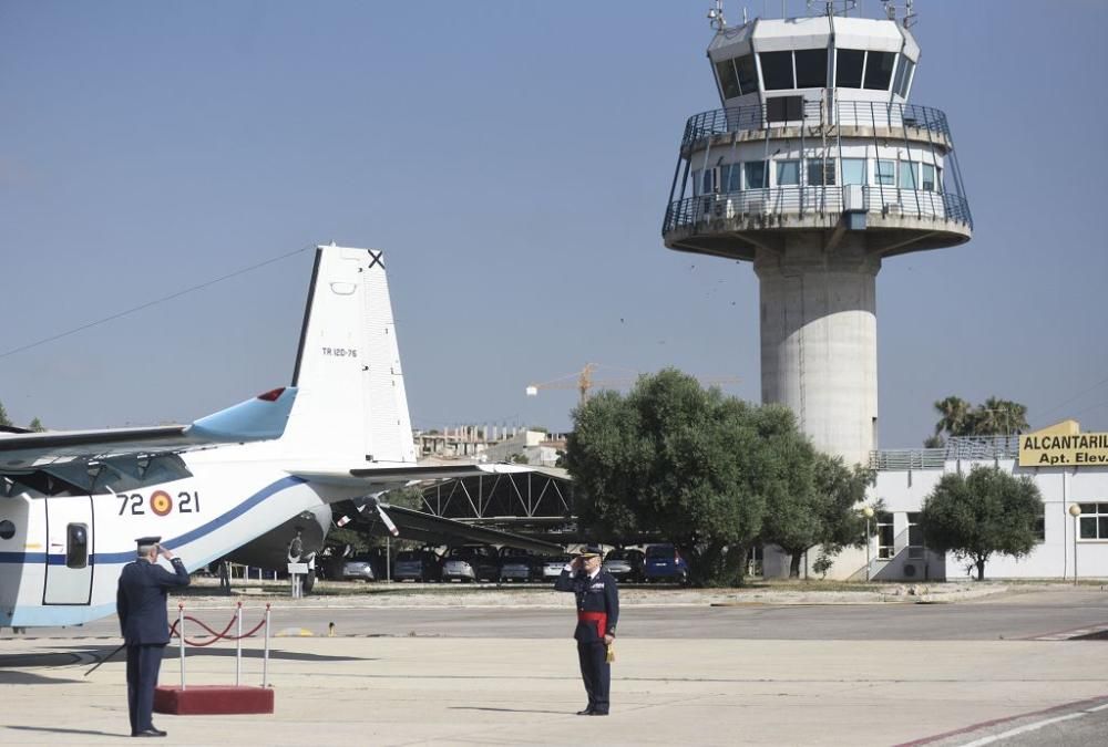 Acto de relevo de mando de la Base Aérea de Alcantarilla