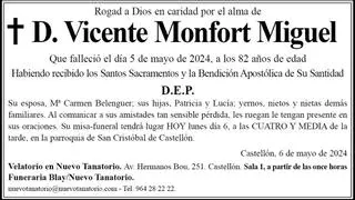D. Vicente Monfort Miguel