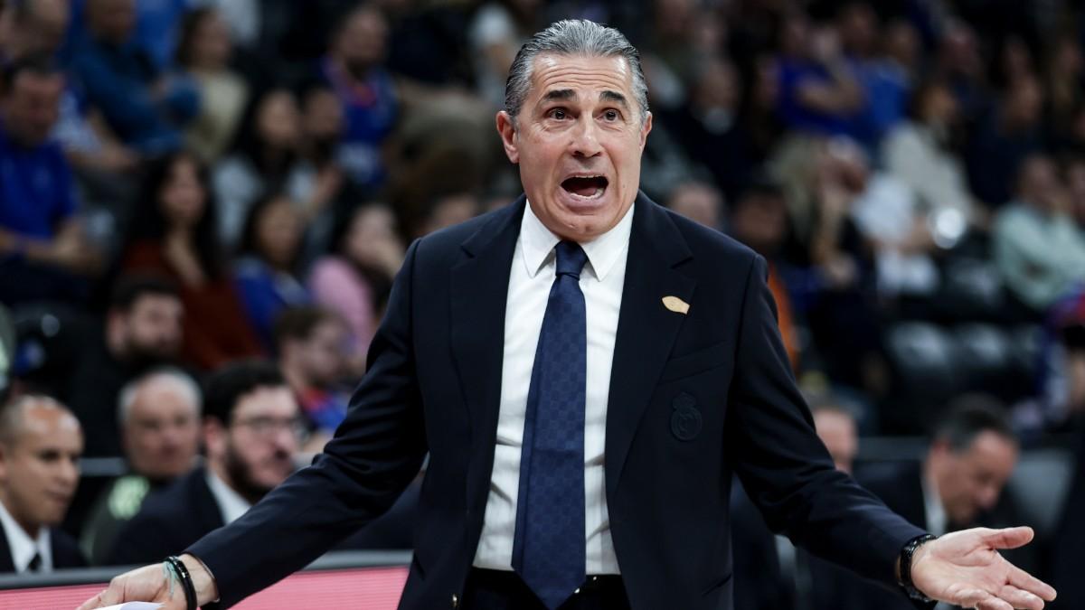 Sergio Scariolo, técnico del Real Madrid.