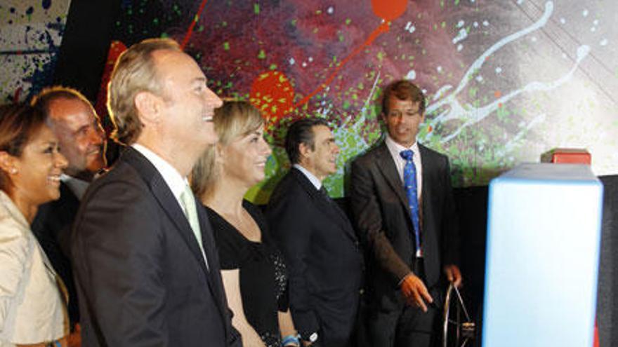 Fabra y Castedo en la inauguración del Museo Volvo Ocean Race en Alicante
