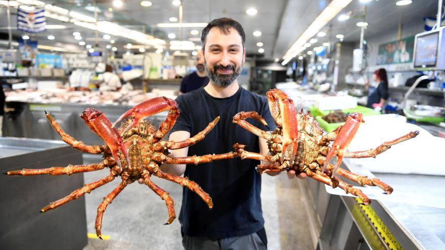 El centollo vuelve a los mercados de A Coruña