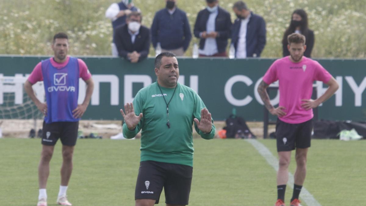 Entrenamiento del CF de cara al encuentro en El Arcángel ante el Tamaraceite