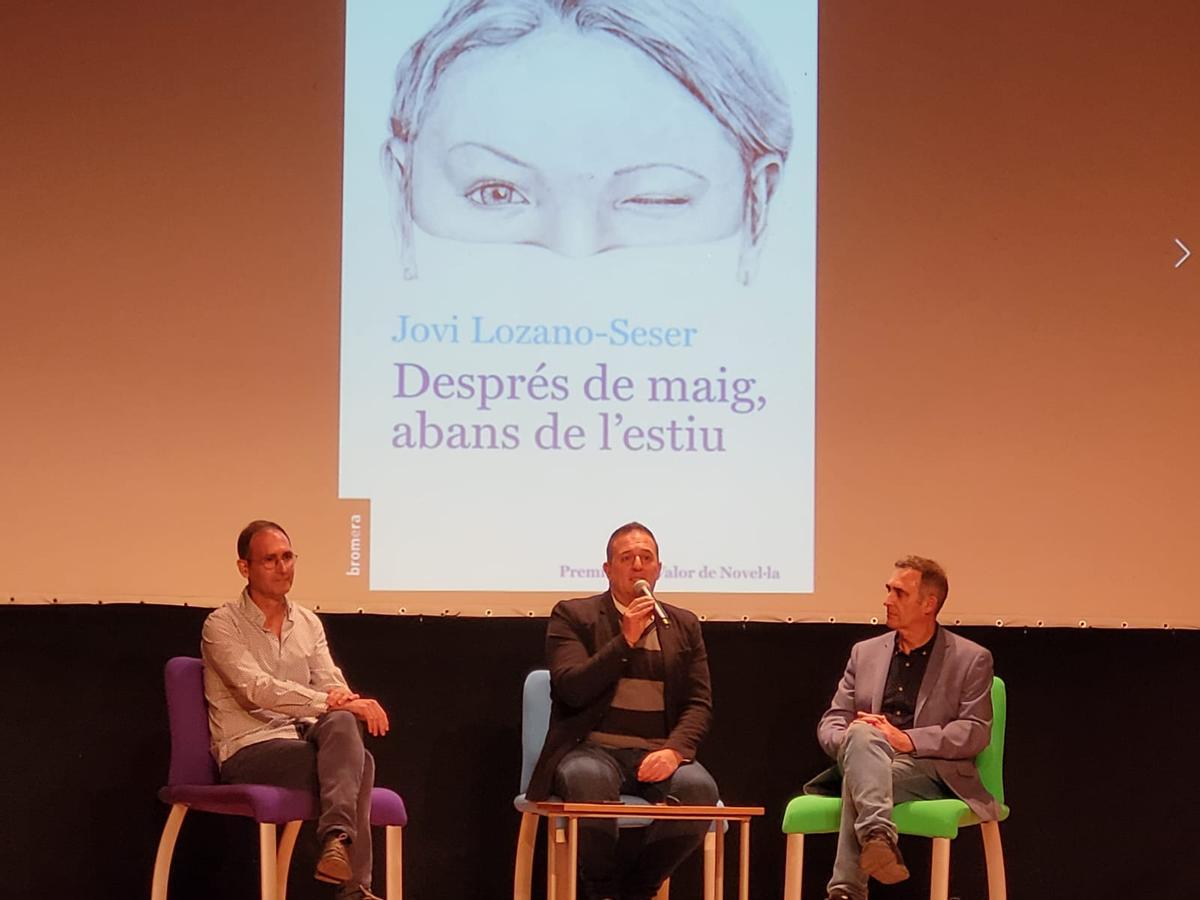 Un moment de la presentació del llibre de Jove Lozano-Seser