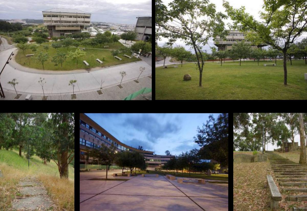 Recreaciones virtuales de los proyectos para la Universidade da Coruña