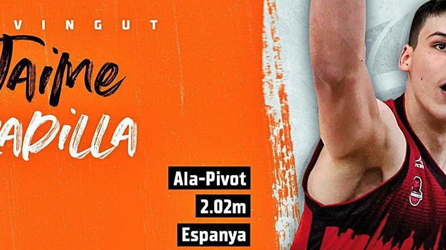 El Valencia Basket confirma el fichaje de Jaime Pradilla