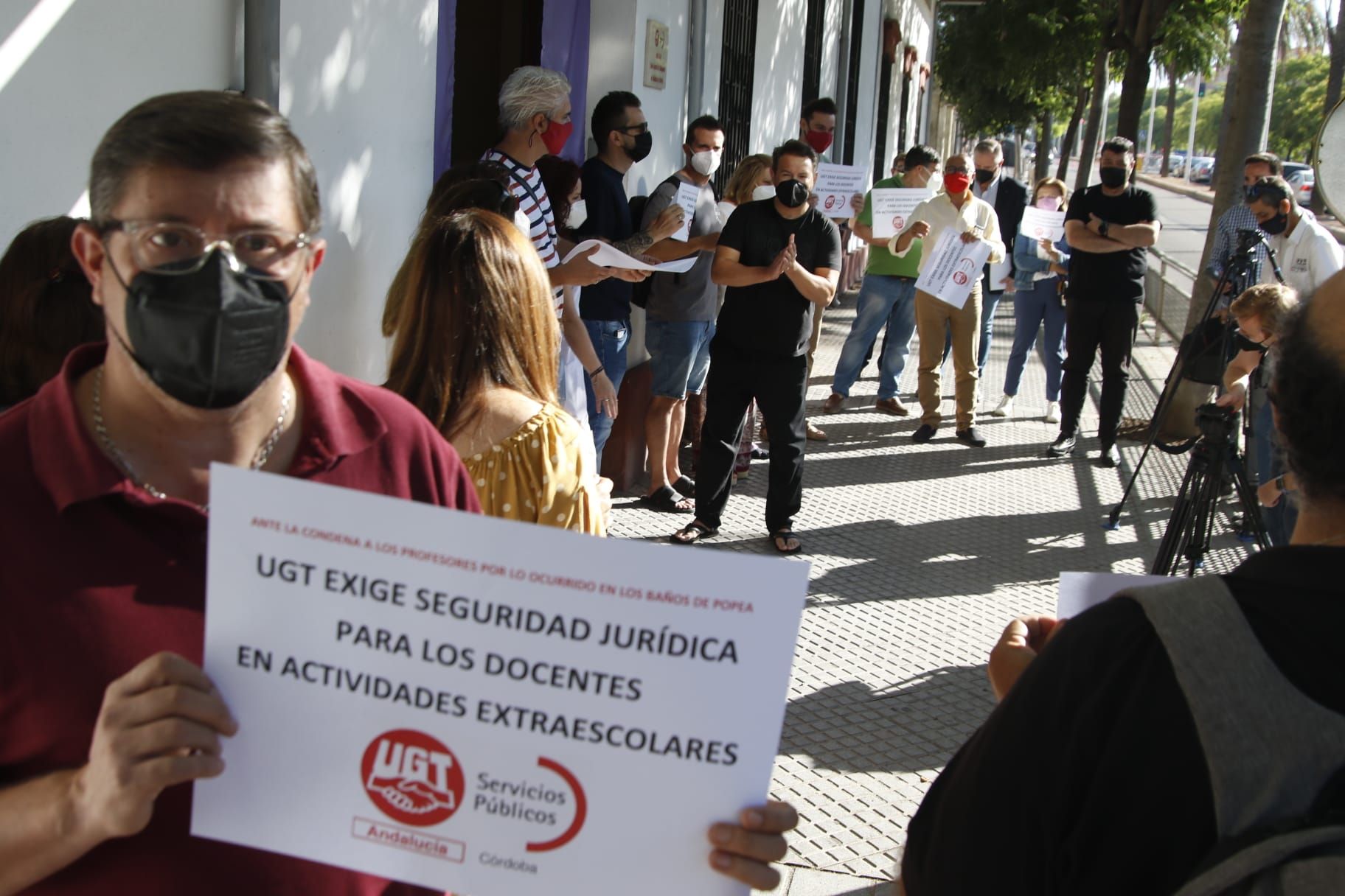 Concentración en la sede de UGT