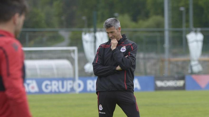 Martí, en el entrenamiento de este jueves.