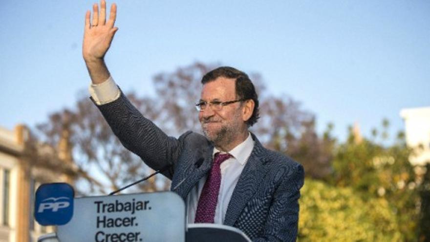 Rajoy. seguro del triunfo del PP