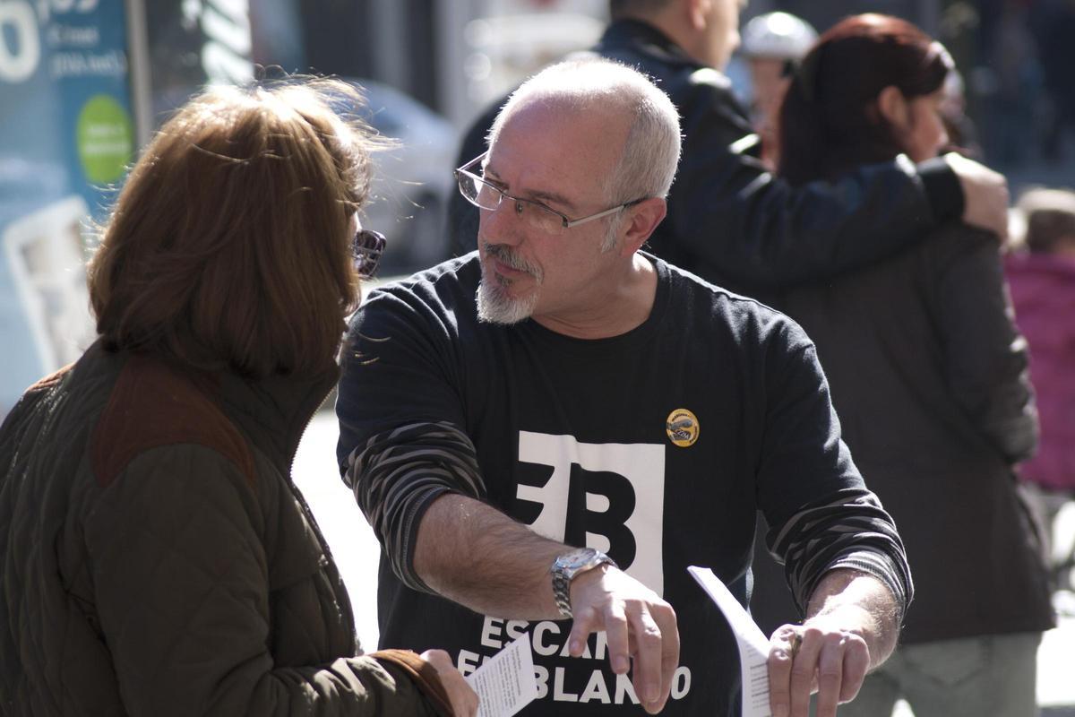 Acto de campaña de Escaños en Blanco.