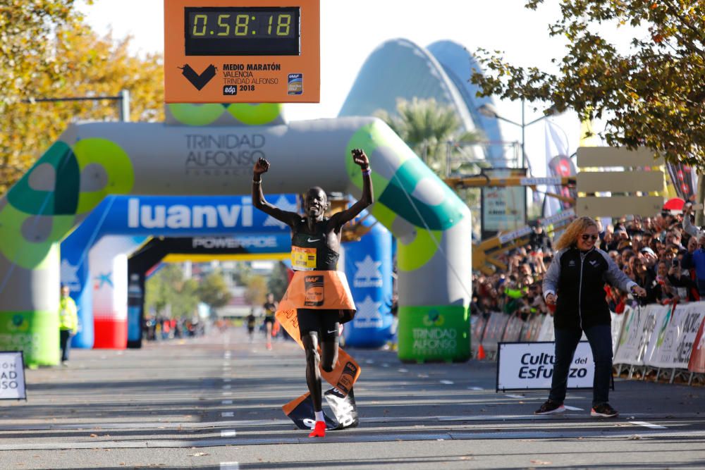 Medio Maratón Valencia 2018, récord mundial