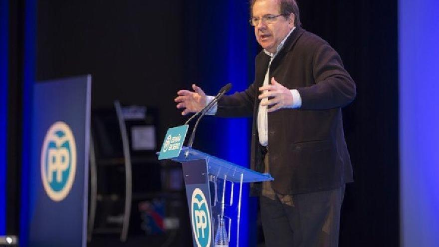 Juan Vicente Herrera, durante su intervención en Ávila