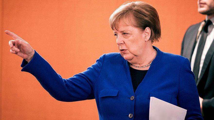 Angela Merkel hoy.