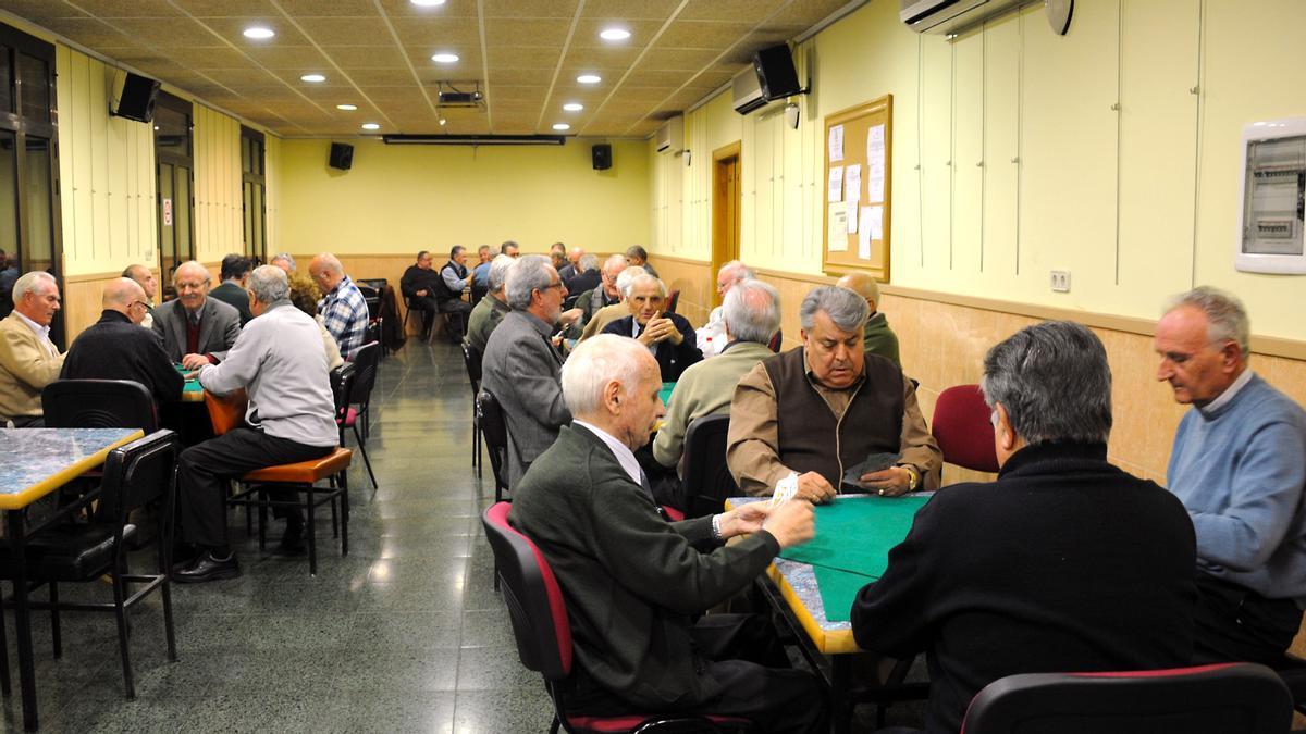 Sala de juego del Centre Comarcal Lleidatà, antes de que cerrara por la pandemia.