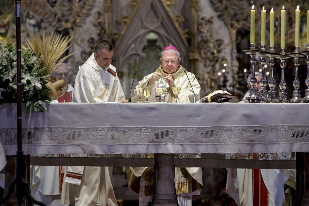 Salinas se despide de Mallorca con una misa en la catedral