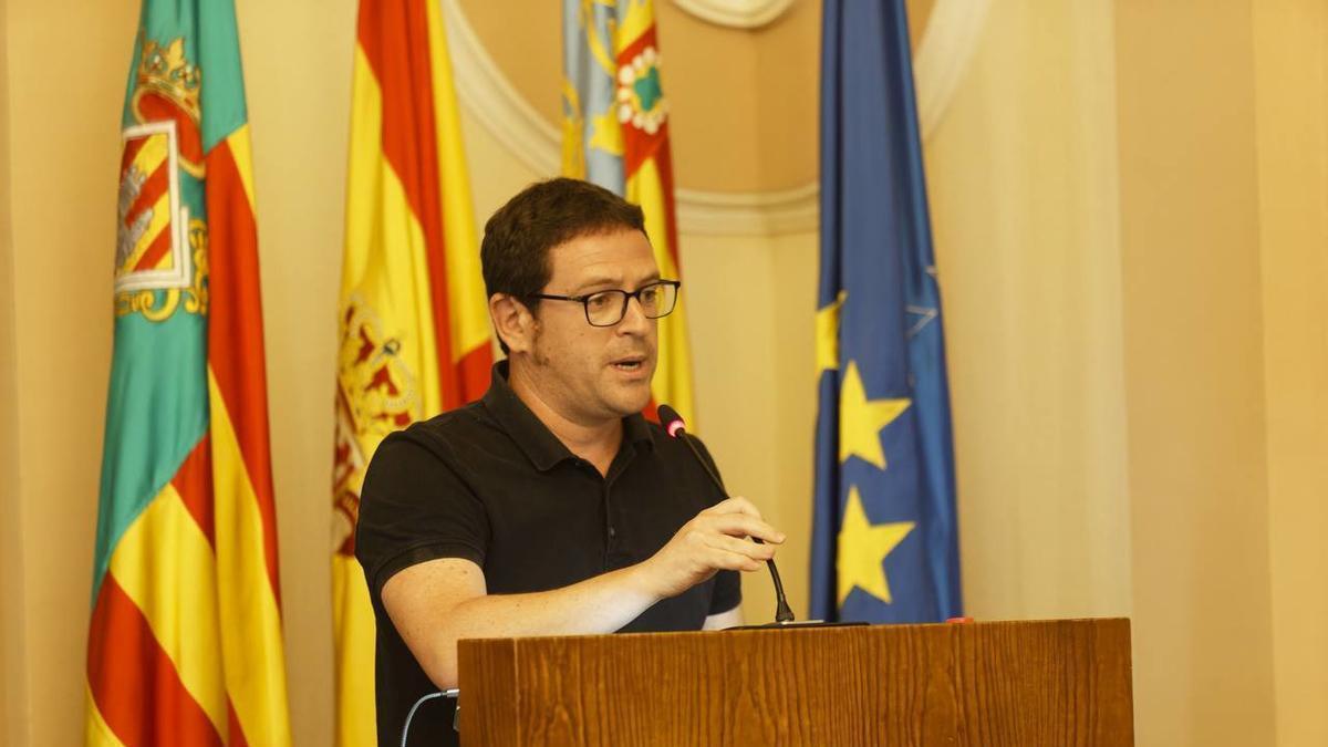 Ignasi Garcia, portaveu del grup municipal de Compromís a Castelló.
