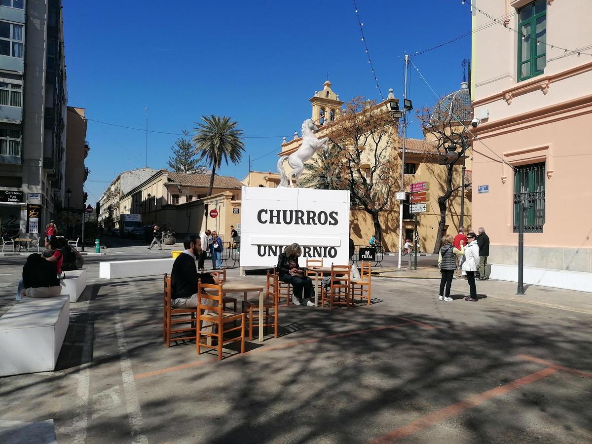 La churrería de Escif y Manolo Martín de Mossén Sorell-Corona