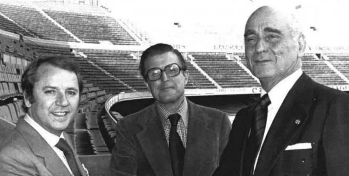 Josep Lluís Núñez presidia el Barça  | 