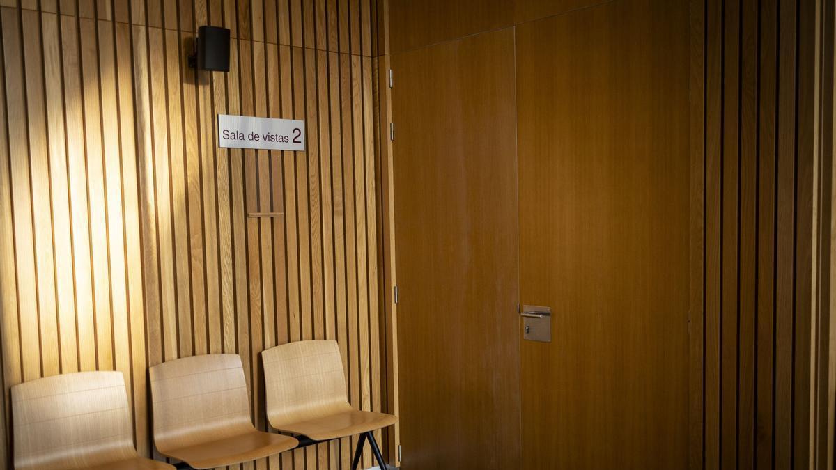Imagen de recurso de una de las salas de vistas de la Audiencia Provincial de Zaragoza, donde fue juzgado el acusado a quien ahora ha absuelto el Tribunal Superior de Justicia de Aragón.