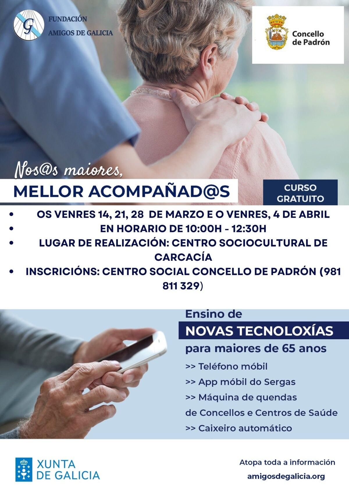 Curso de competencias digitales para mayores en Carcacía