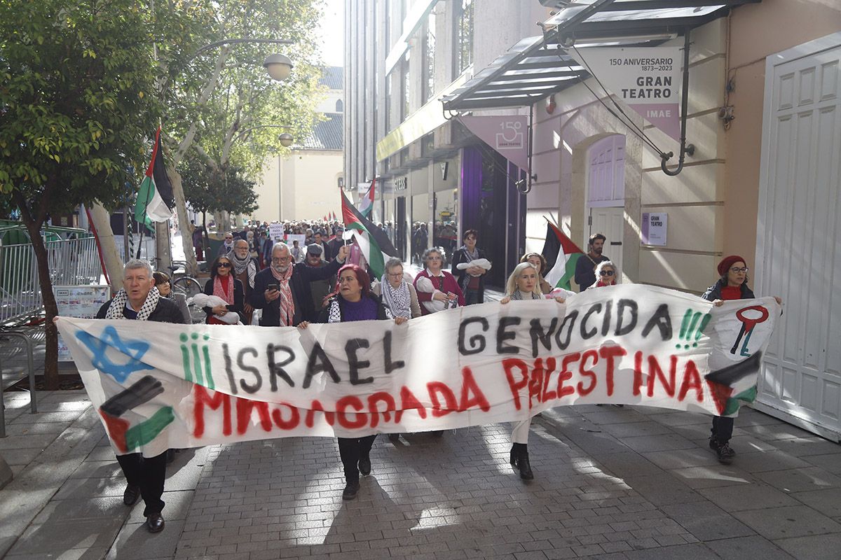 Manifestación en Córdoba en solidaridad con Palestina