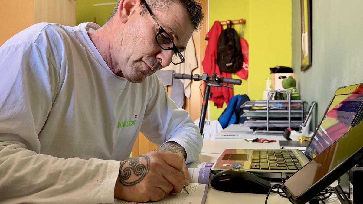 Eduard Montalbán, un veí de Sabadell que ha aconseguit refer la seva vida després de viure al carrer