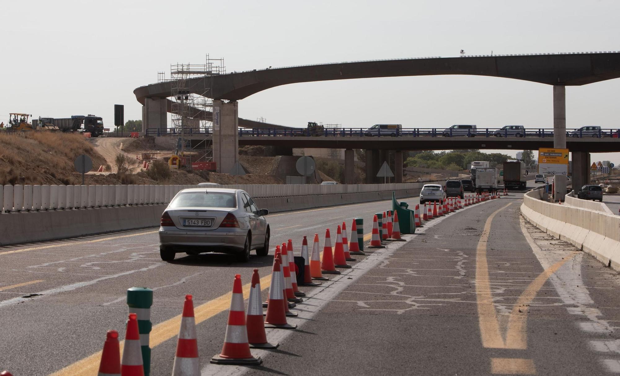 Obras de los accesos al aeropuerto de Manises