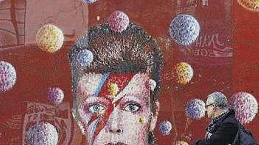 Homenaje a Bowie en Londres.