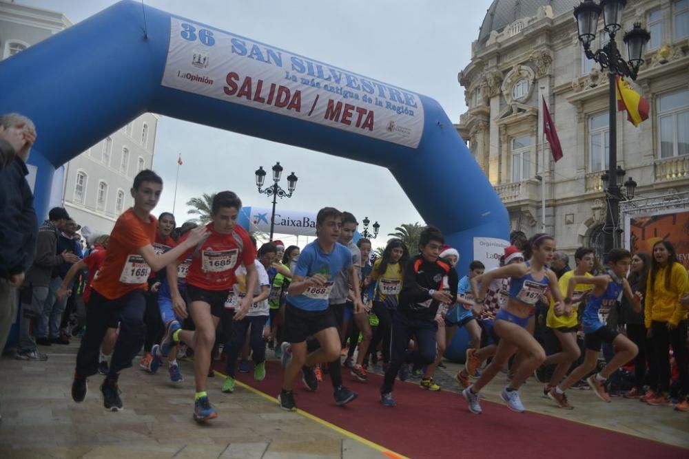 San Silvestre de Cartagena: Categorías infantiles