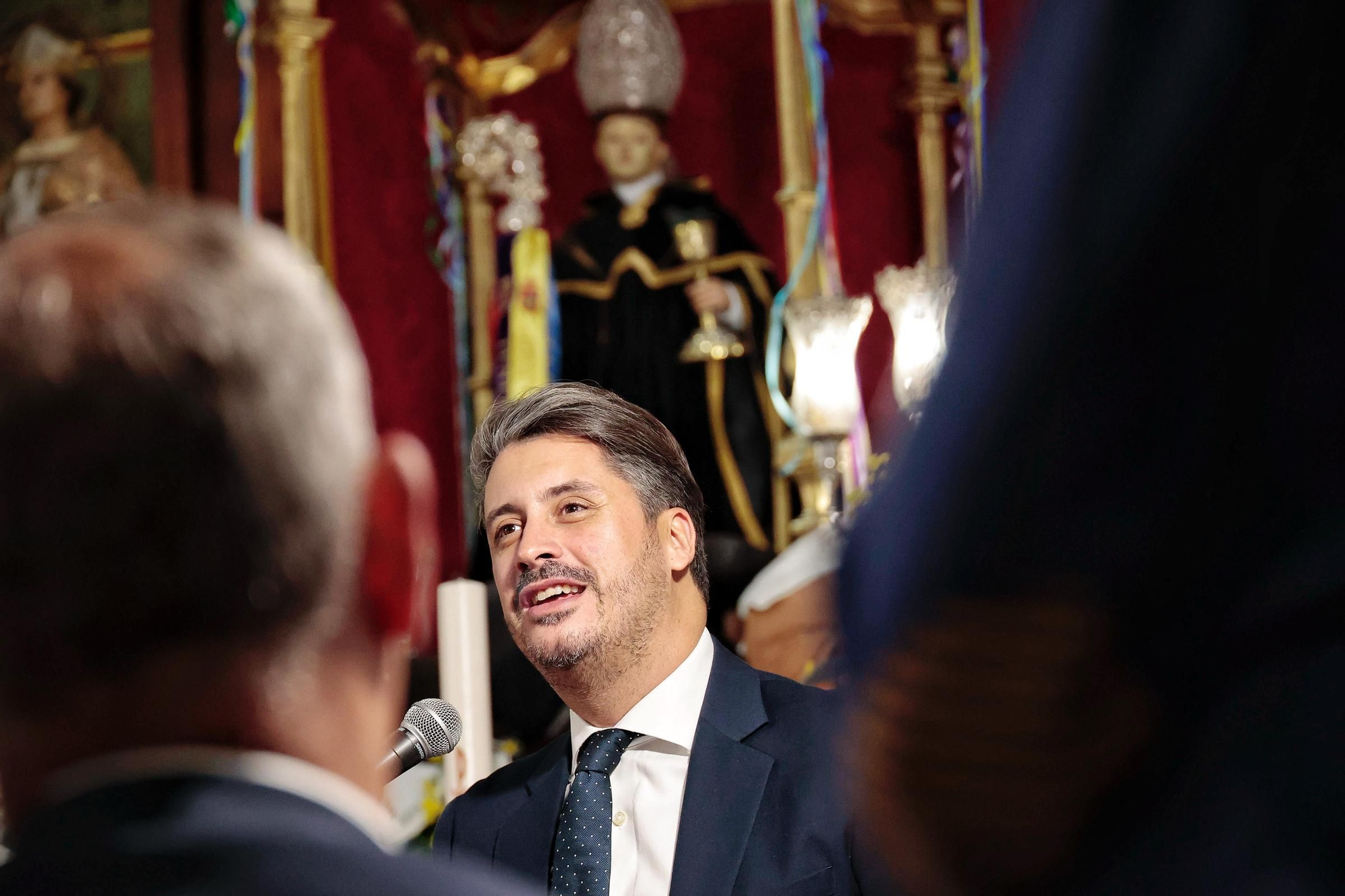 Iván Quintana, solista de Gofiones, pronuncia el pregón de la romería de San Benito