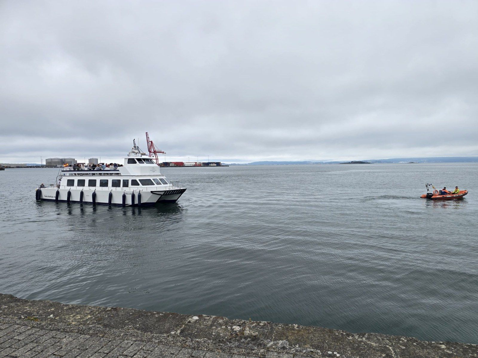 Participantes en el 39 remonte de la Ruta Xacobea do Mar de Arousa e Ulla, esta tarde.