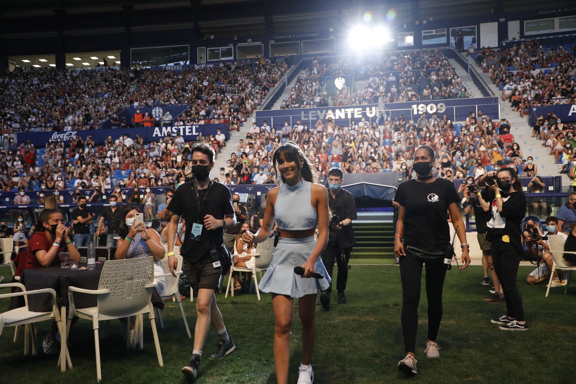 Concierto de Aitana en València, el último antes de la reducción de aforo