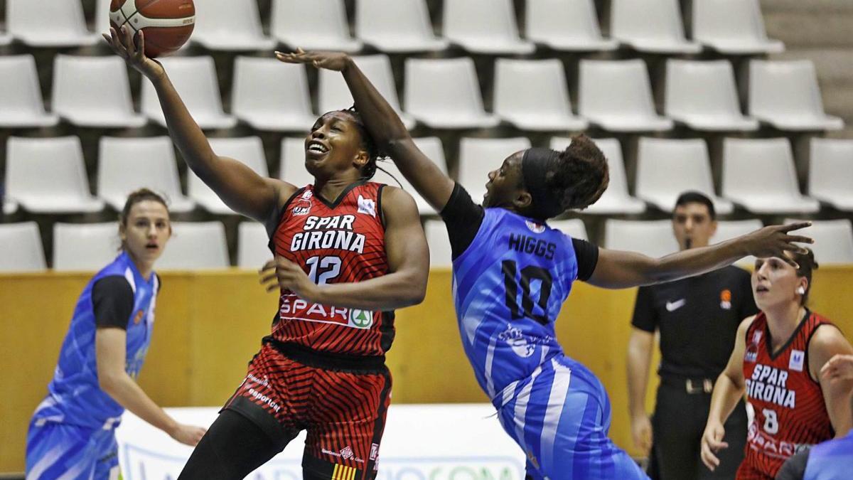 Chelsea Gray (19 punts) va ser la jugadora més destacada de l&#039;Spar Girona ahir contra el Bembibre a Fontajau.