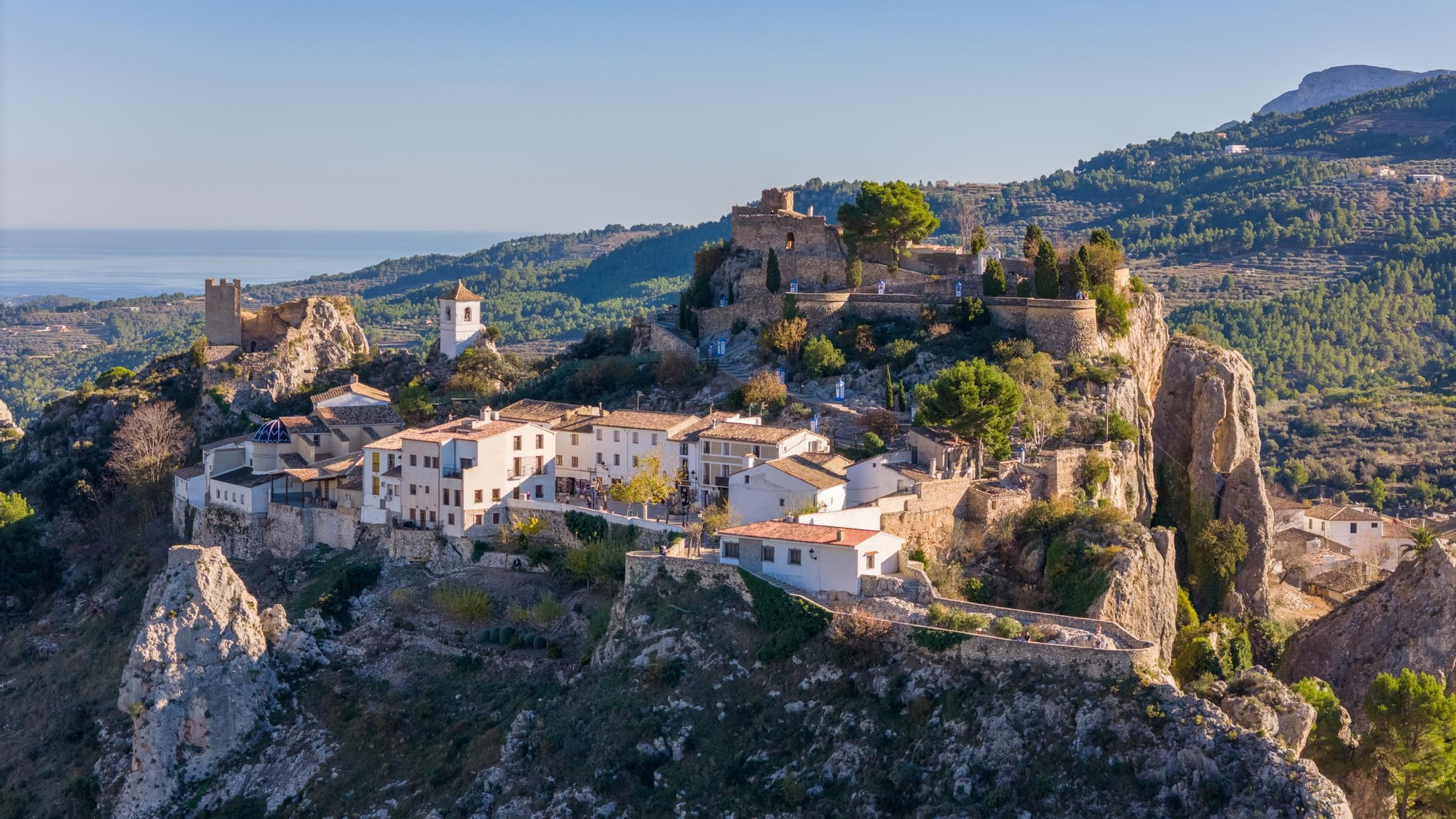 Increíbles vistas de Guadalest desde arriba