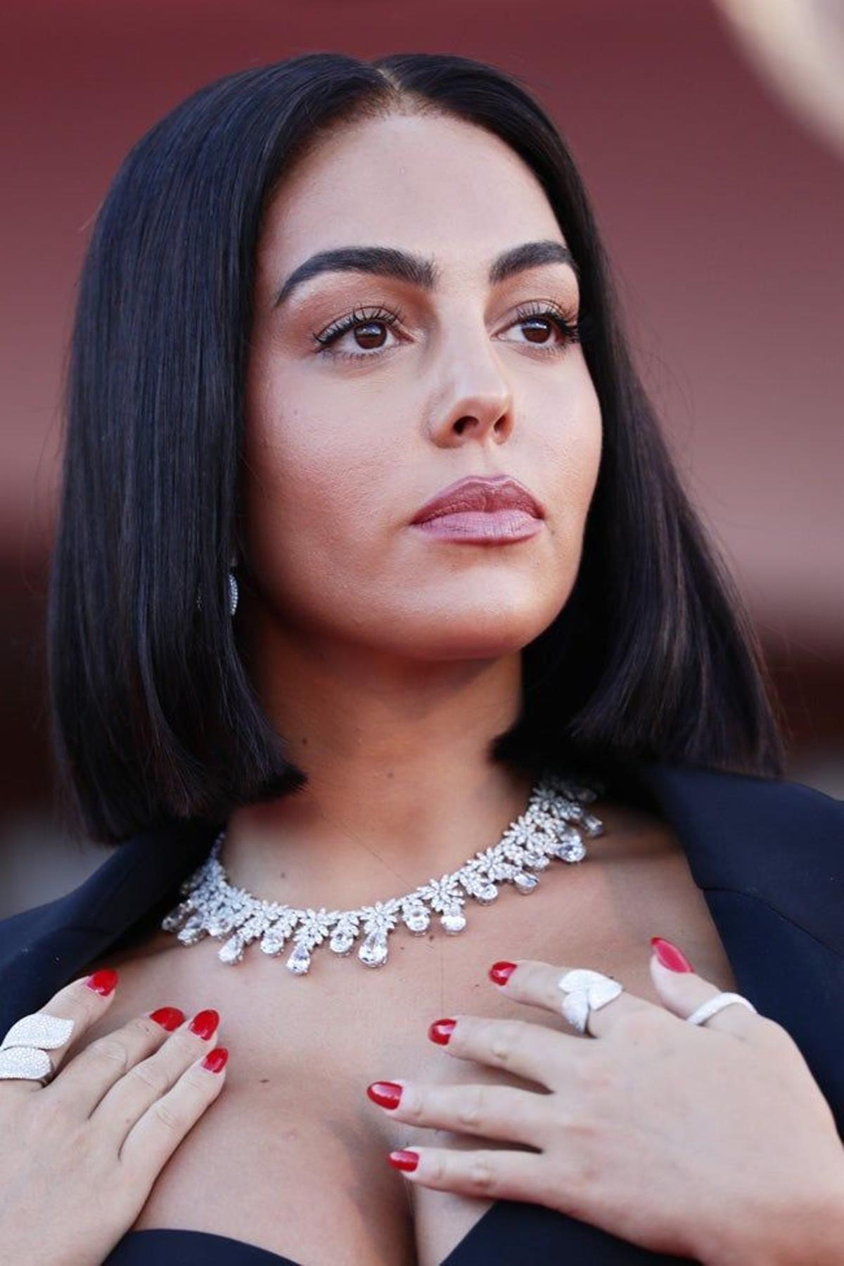 Georgina Rodríguez mostrando sus joyas