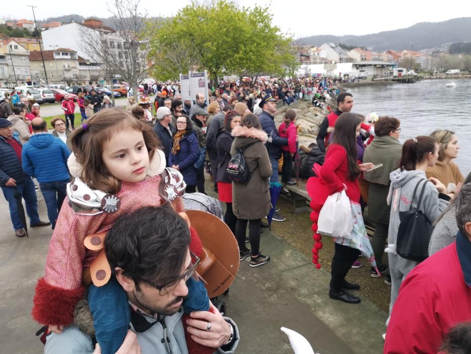 Moaña, Aldán y Bueu dicen adiós a sus carnavales con altas dosis de humor y originalidad.