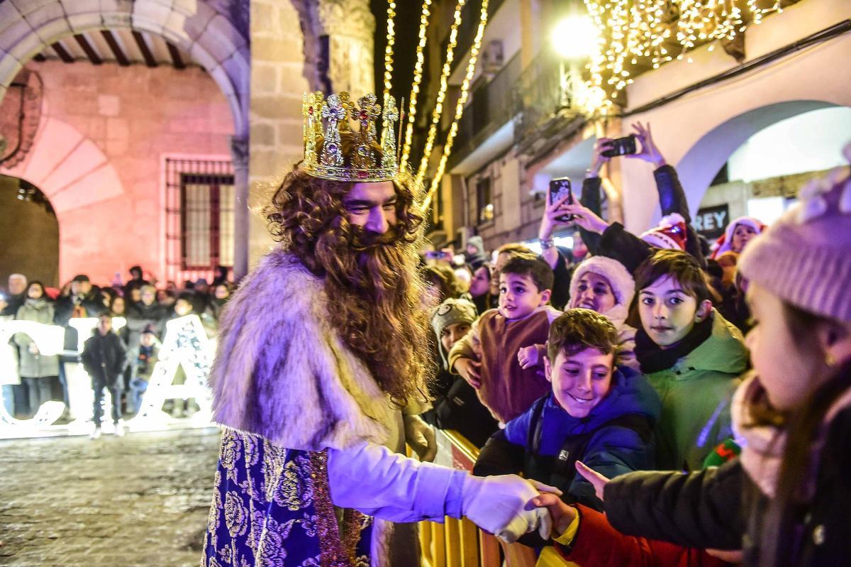 Las imágenes de la Cabalgata de Reyes Magos en Plasencia