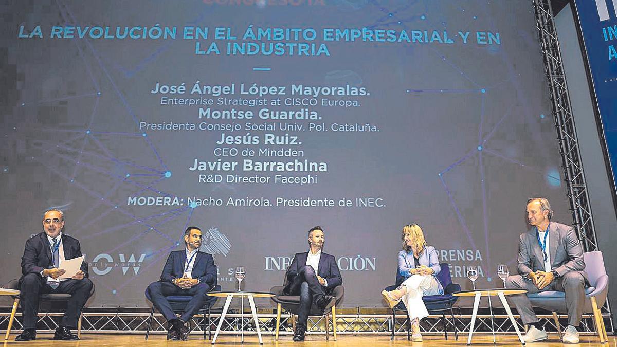 Nacho Amirola, Jesús Ruiz, Javier Barrachina, Montse Guardia y José Ángel López.