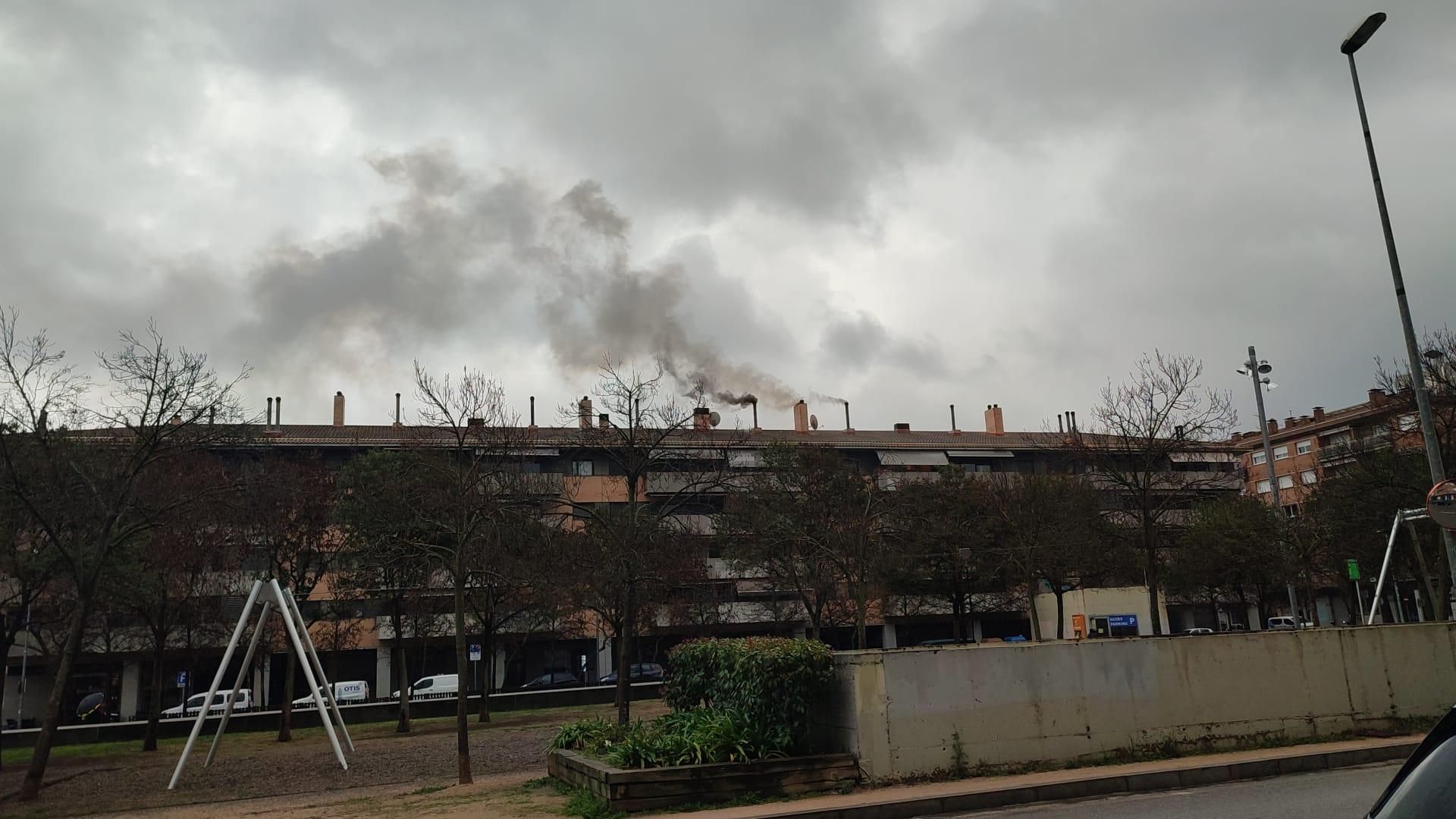 Incendi en un restaurant de Girona