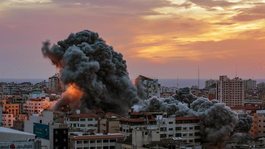 Concentración en Plasencia por el cese de los bombardeos en Palestina