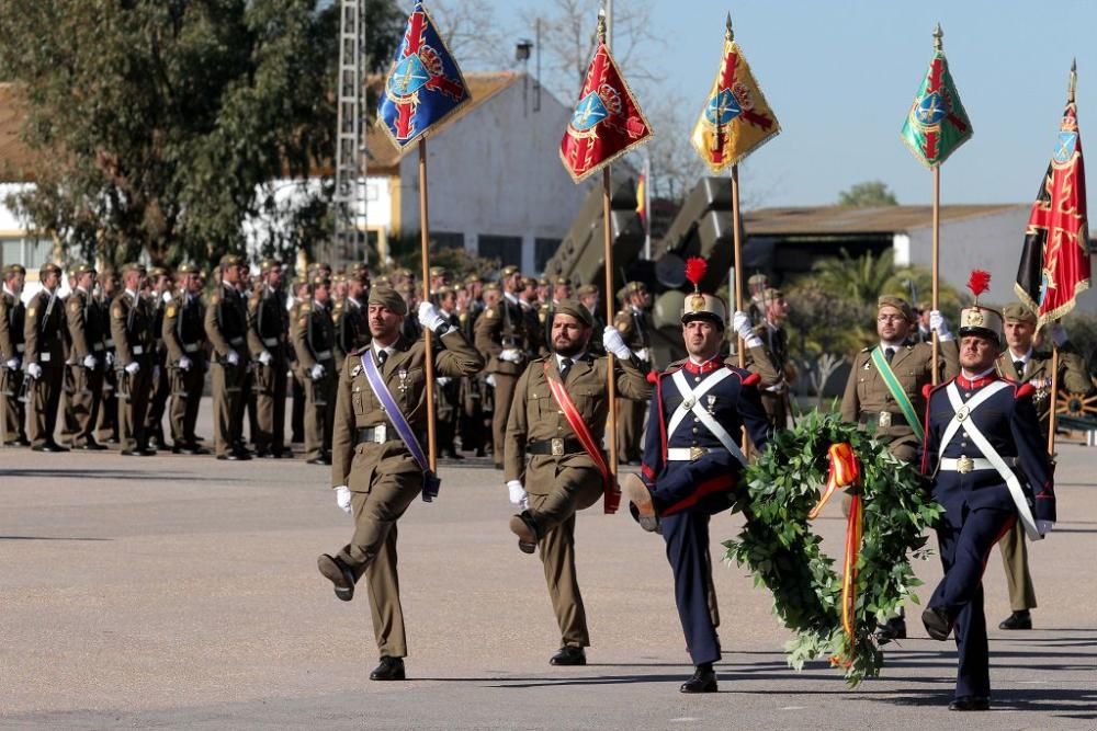 Acto por la festividad de Santa Bárbara en el Cuartel de Artillería Antiaérea de Cartagena