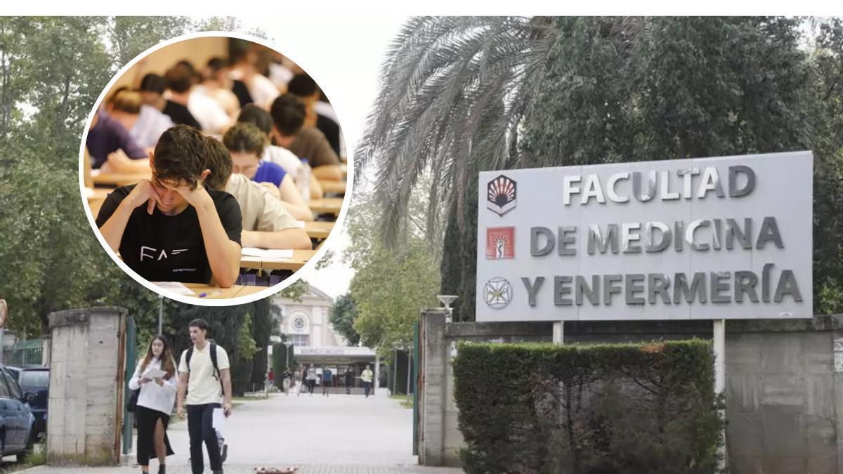 Entrada a la Facultad de Medicina y Enfermería de la Universidad de Córdoba.