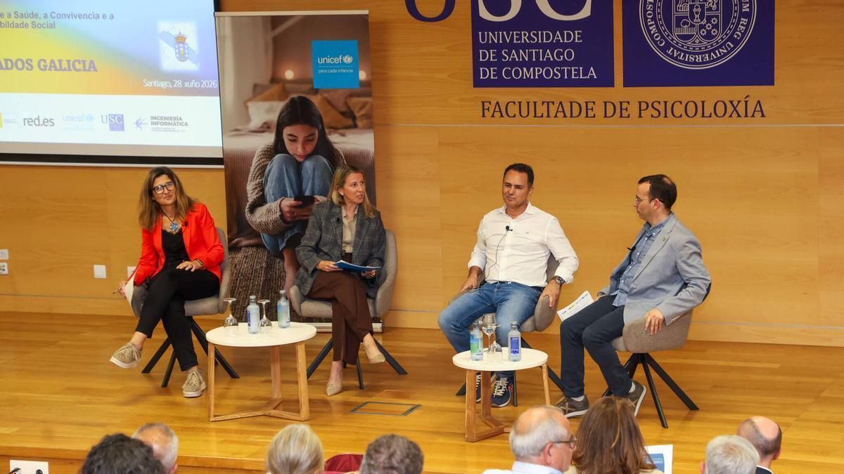Presentación del estudio sobre Infancia, adolescencia y bienestar digital en Galicia.