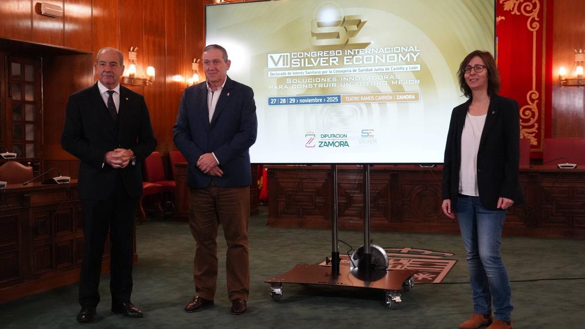 Cipriano García, Javier Faúndez y Amaranta Ratón.