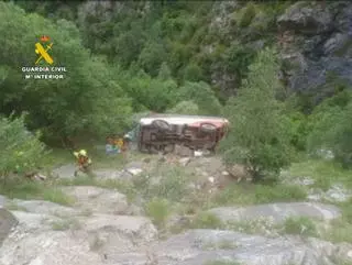 L’autobús accidentat al Pirineu Aragonès es va precipitar després d’un problema amb el canvi de marxa